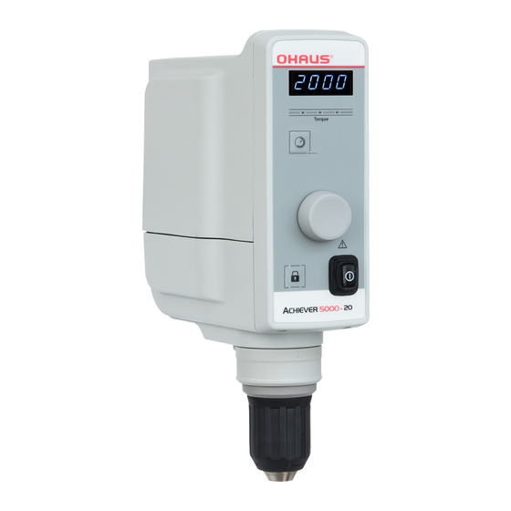 OHAUS ACHIEVER e-A51ST020 User Manual