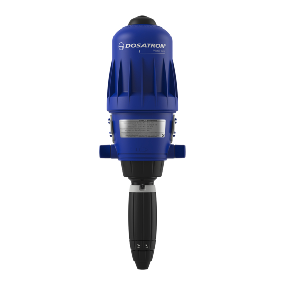 dosatron D3 Series Owner's Manual