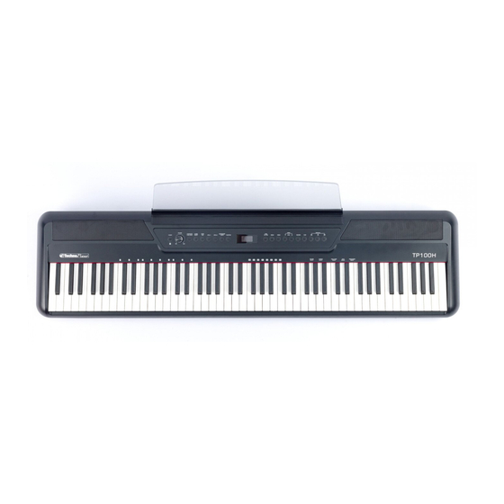 TechnoPiano TP100H User Manual