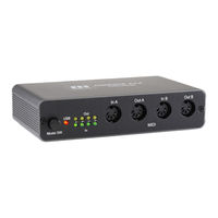Miditech midiface 4x4 Thru/Merge Quick Start Manual