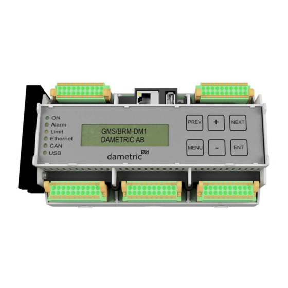 Dametric BRM-DM1 User Manual