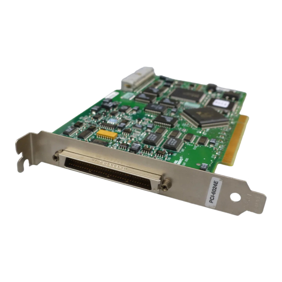 National Instruments PCI-6035E User Manual