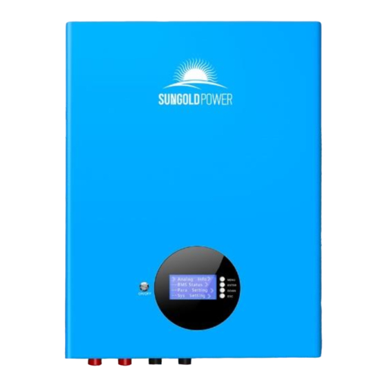 Sun Gold Power SGM-10K20 User Manual