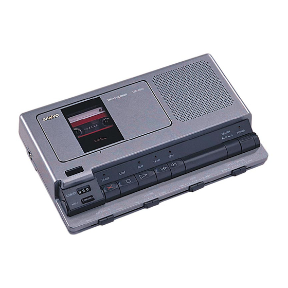 Sanyo TRC 8080 - Cassette Transcriber Manuals