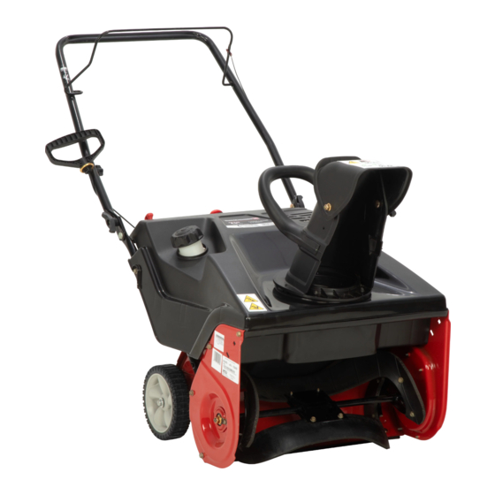MTD Single-Stage Snow Thrower Operator's Manual