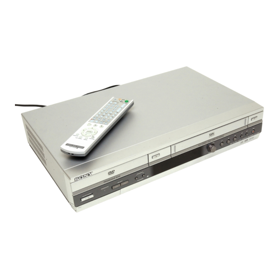 Sony SLV-D985P EA Operating Instructions Manual