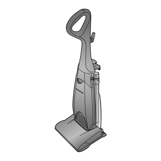 User Manuals: Panasonic MC-UG342 Bagged Upright Vacuum