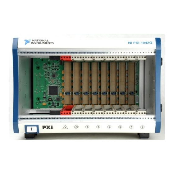 National Instruments PXI-1042Q Manuals