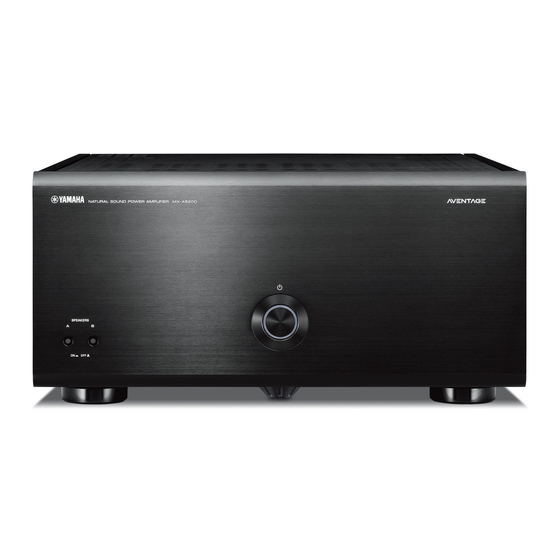 Yamaha MX-A5200 Connection Example