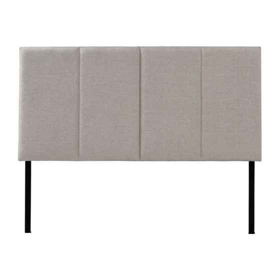 Mocka Regent Bedhead Series Assembly Instructions