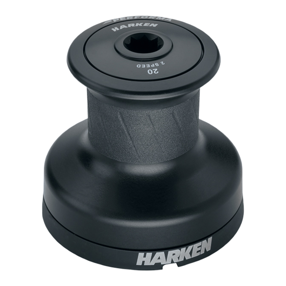 Harken Performa 20.2 PTP Installation And Maintenance Manual