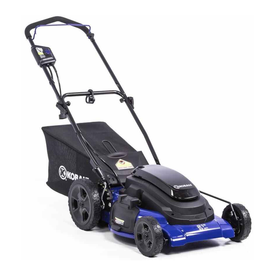 Kobalt 21 inch store electric mower manual