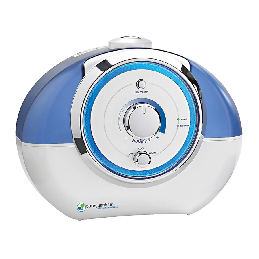 GUARDIAN PUREGUARDIAN H1500 USE & CARE INSTRUCTIONS MANUAL Pdf Download