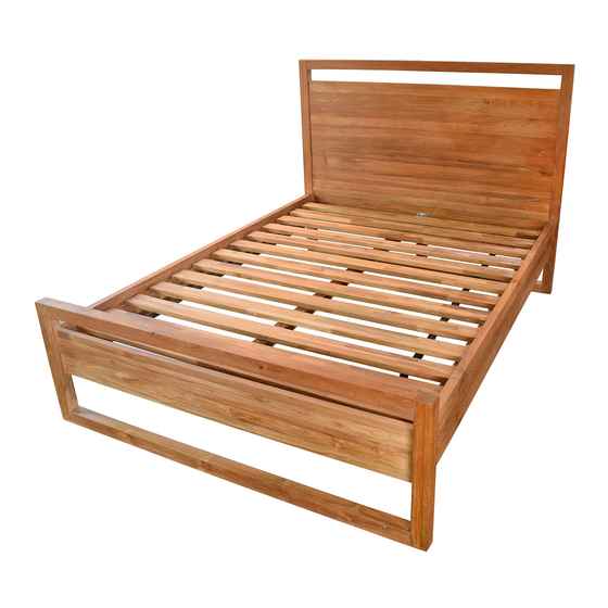 CRATE&BARREL LINEA BED WITH SLATS ASSEMBLY INSTRUCTION FOR INSTALLATION