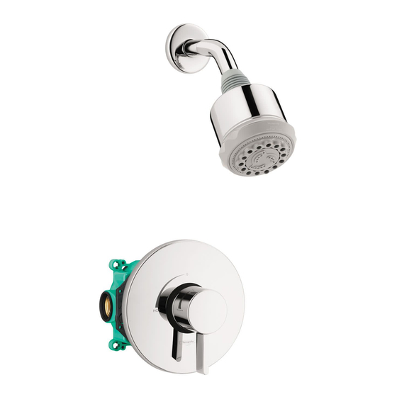 Hans Grohe Clubmaster 04907 0 Series Installation/User Instructions/Warranty