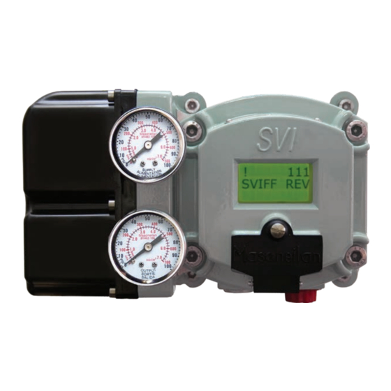 Baker Hughes Masoneilan SVI FF Quick Start Manual