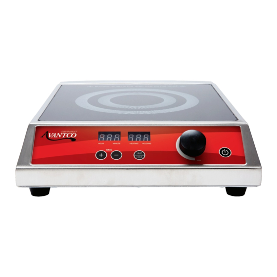 Avantco 177IC1800 User Manual
