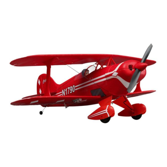 Horizon Hobby E-flite Pitts S-1S Manual Addendum