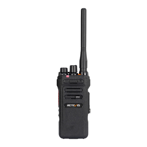 Retevis NR30 User Manual
