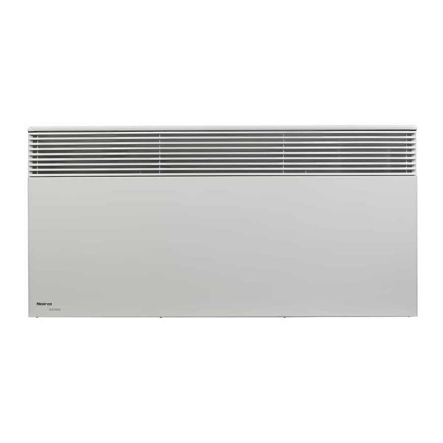 Noirot MELODIE, 7381, 7382, 7383, 7384 - Heater Operating Manual