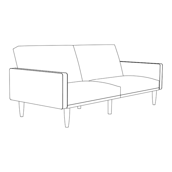 Room essentials futon with arms online