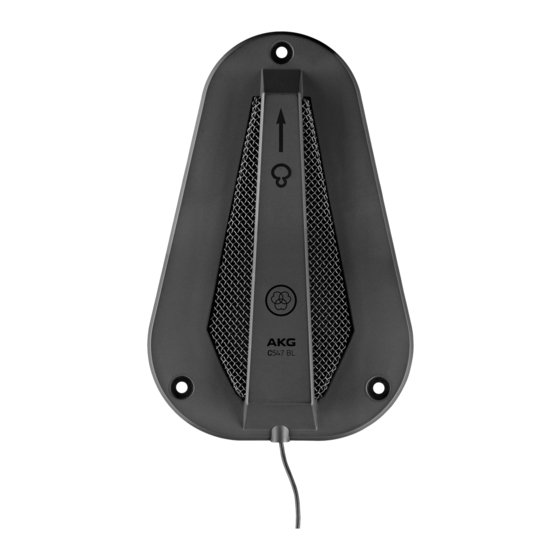 AKG C547BL Specifications