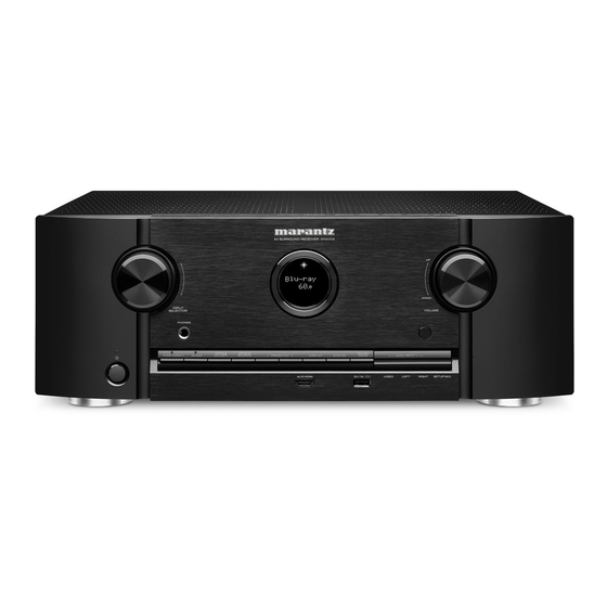 Marantz SR6008 Owner's Manual