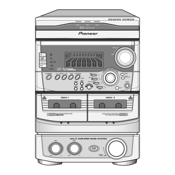 Pioneer XR-A770 Manuals