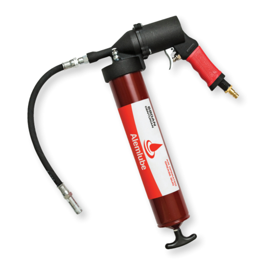 Alemlube Air Operated Grease Gun Owner Technical Manual
