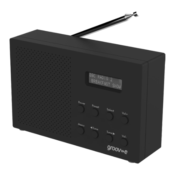 Groov-e Paris GV-DR03-BK Manual