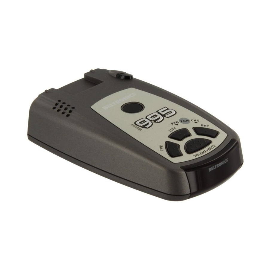 Beltronics Vector 995 Owner's Manual