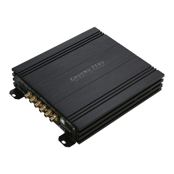 Ground Zero GZDSP 4.80A-PRO Owner's Manual