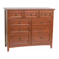 Whittier Wood Furniture McKenzie 1127GACh Assembly Instructions Manual