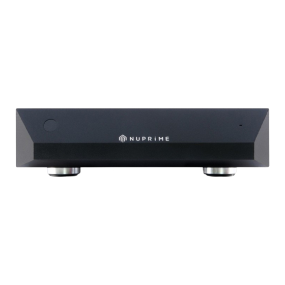 User Manuals: NuPrime ST-10 Stereo Power Amplifier