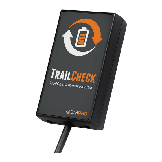 BMPRO TrailCheck Owner's Manual