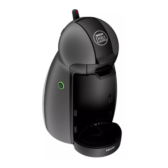 Nescafe Dolce Gusto KRUPS KP 100B User Manual
