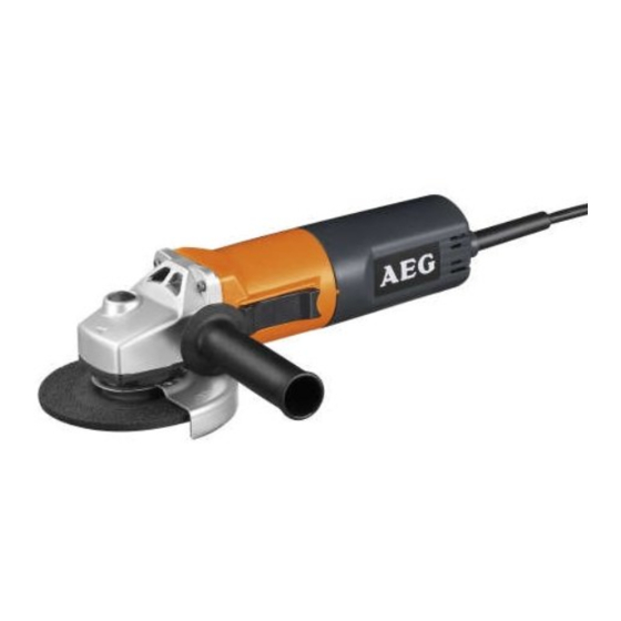 AEG WSL 125 XS Instructions For Use Manual