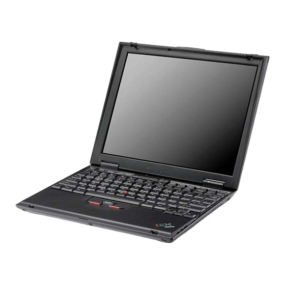 Lenovo ThinkPad X41 Hardware Maintenance Manual