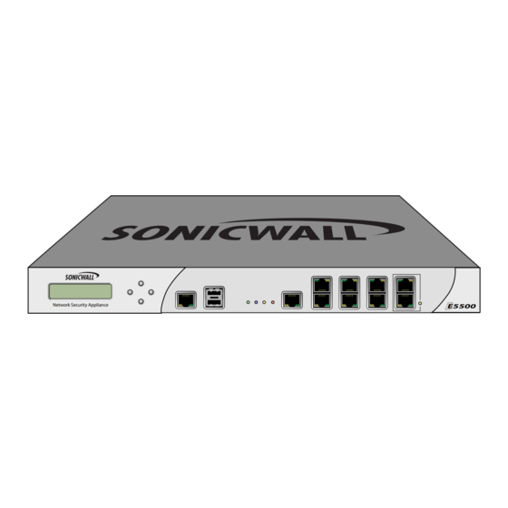Dell SonicWALL NSA E6500 Getting Started Manual