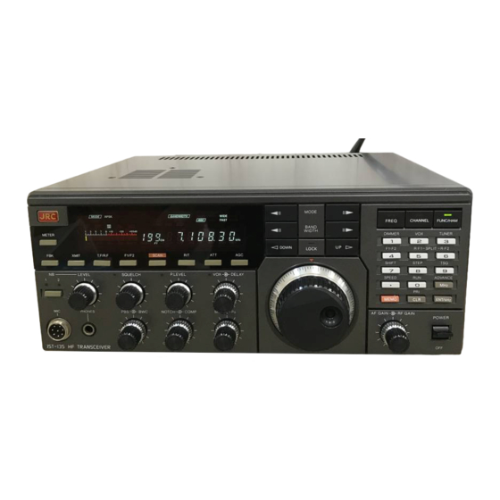 JRC JST-135 Instruction Manual