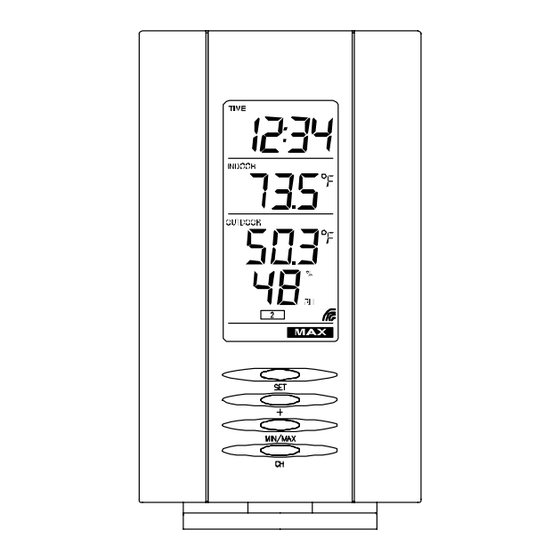 La Crosse Technology WS-7107U Instruction Manual