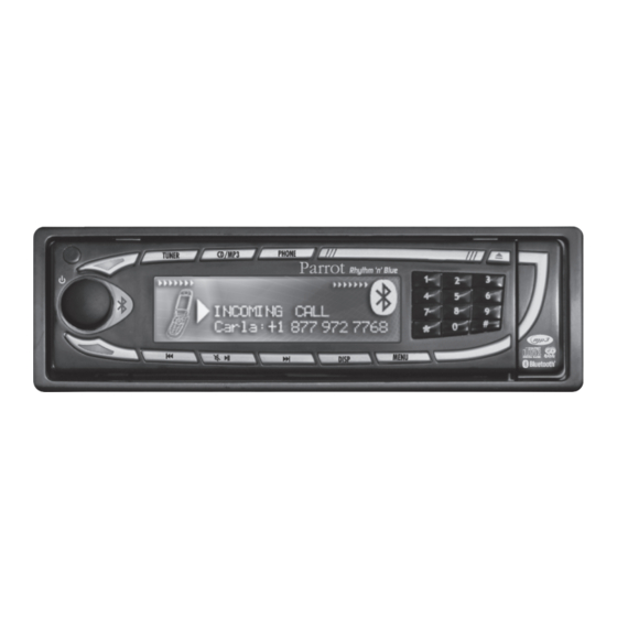 Parrot Car CD MP3 Player User Manual