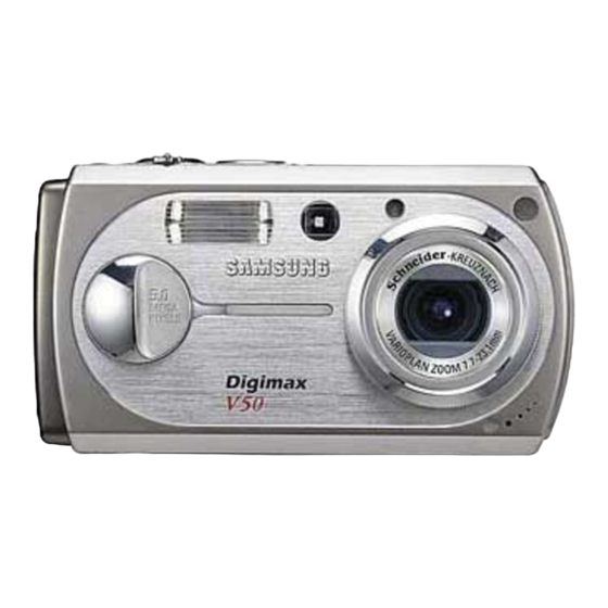 Samsung DIGIMAX V50 User Manual