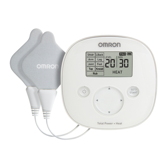 Omron Total Power + Heat PM800 Manuals