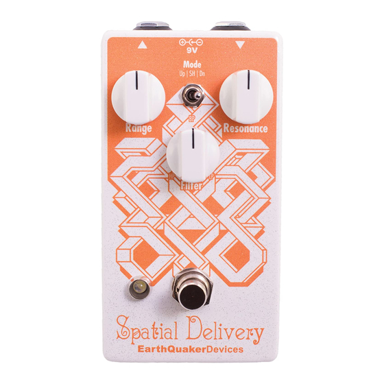 EarthQuaker Devices Spatial Delivery Manuals
