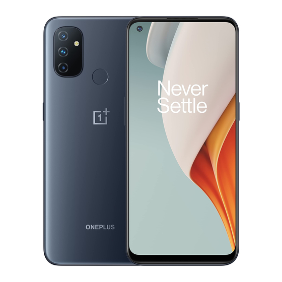 OnePlus Nord N100 User Manual