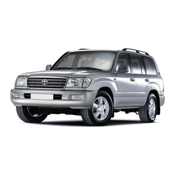 Toyota LAND CRUISER 2002 Manuals