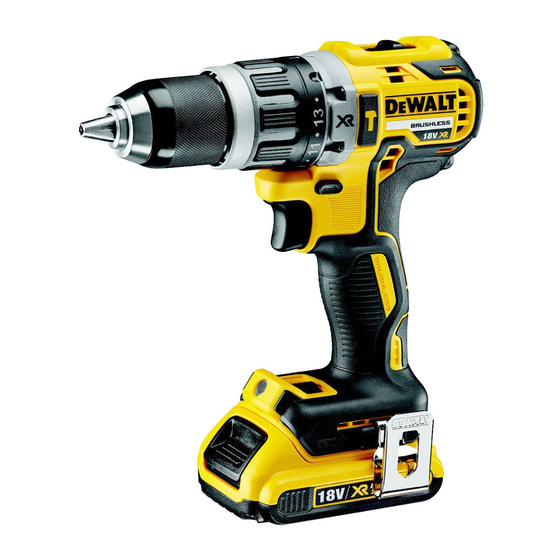 DEWALT XR LIION DCD796M2 ORIGINAL INSTRUCTIONS MANUAL Pdf Download