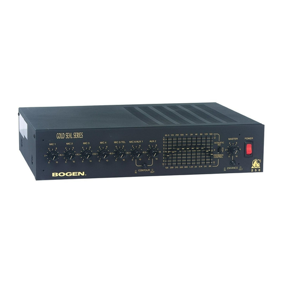 Bogen Gold Seal GS150 Manual