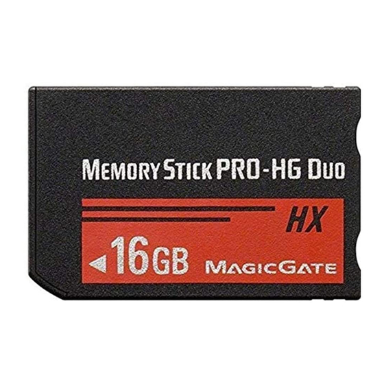 Sony MS-HX16A Operating Instructions